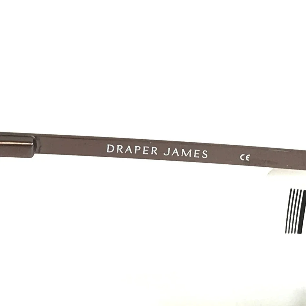 Draper James Eyeglasses Frames DJ5013 201 BROWN Cat Eye Semi Rim 50-19-140